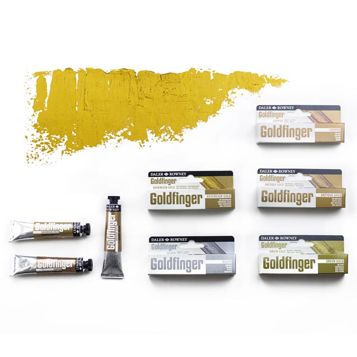 Daler-Rowney® Goldfinger Metallic Finish Paste