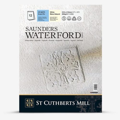 SAUNDERS WATERFORD® - Cold Press (NOT) Watercolour Paper Pad - 12x16 inches