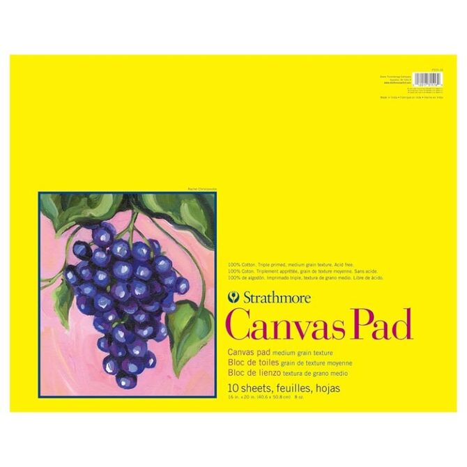 STRATHMOREÂ® Canvas Pad - 16x20 inches