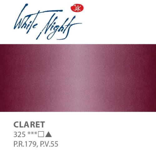 NEVA PALETTE® White Nights Extra-Fine Artist Watercolours - 2.5ml Full Pan - Claret - S1 - 325