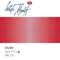 NEVA PALETTE® White Nights Extra-Fine Artist Watercolours - 2.5ml Full Pan - Ruby - S1 - 323