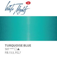 NEVA PALETTE® White Nights Extra-Fine Artist Watercolours - 2.5ml Full Pan - Turquoise Blue - S1 - 507