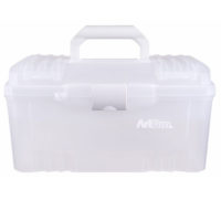 Artbin® - 17" Twin Top Art Supply Box - Trans-White - 6918AH