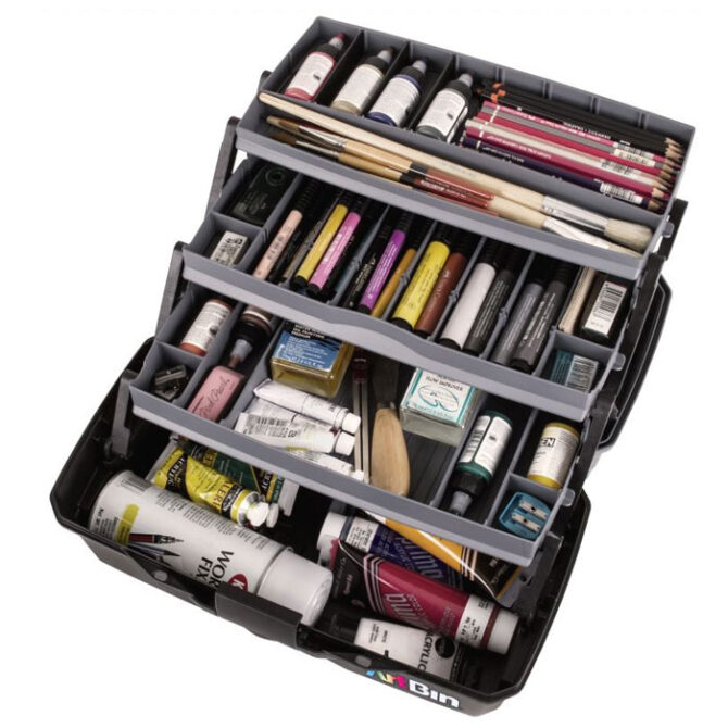 ArtbinÂ® Three-Tray Art Supply Box - 6893AG