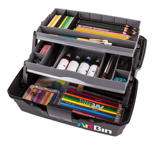 Artbin® Two-Tray Art Supply Box - 6892AG