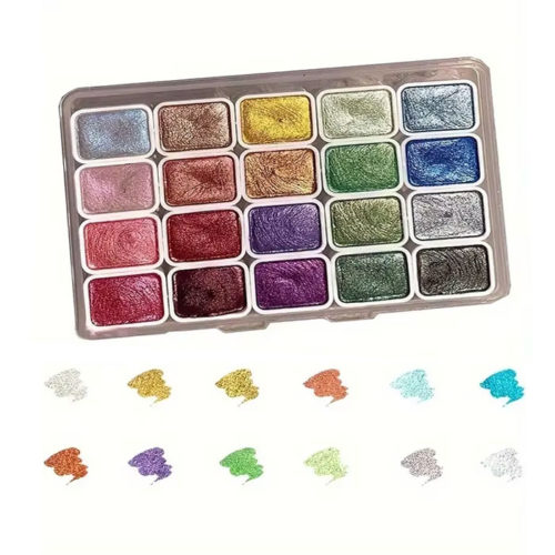 Craftwork - Metallic Watercolors - Set of 20