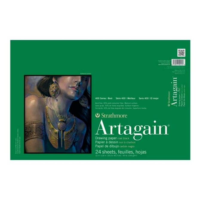Strathmore Artagain Drawing Paper - Coal Black