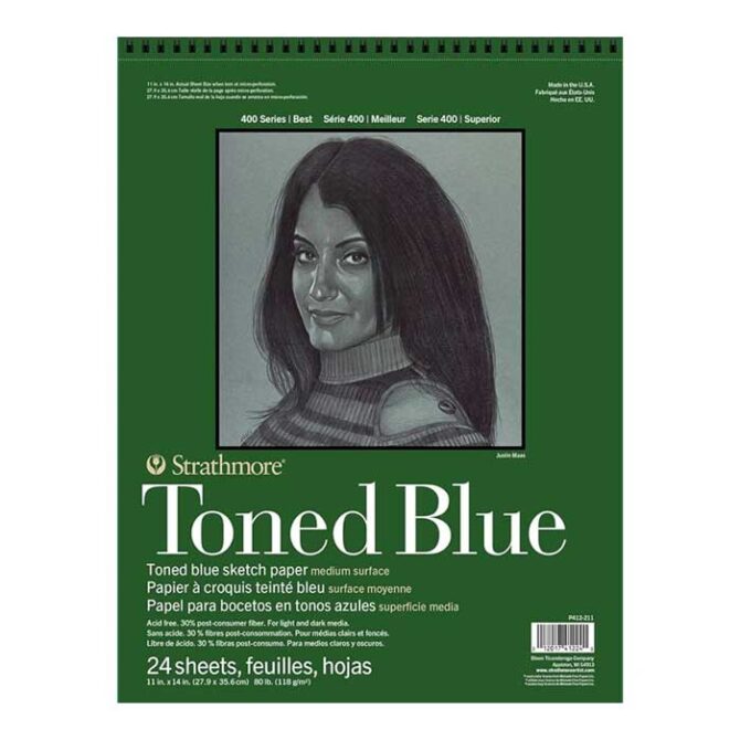 Strathmore Toned Blue Sketch Paper