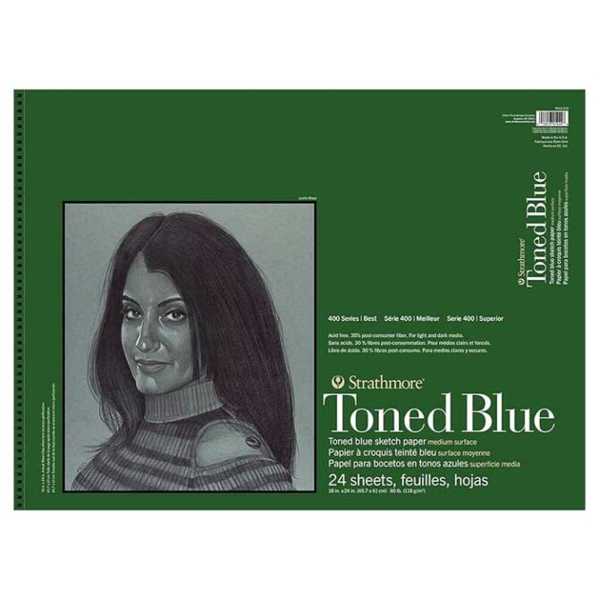 Strathmore Toned Blue Sketch Paper