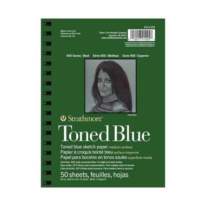 Strathmore Toned Blue Sketch Paper
