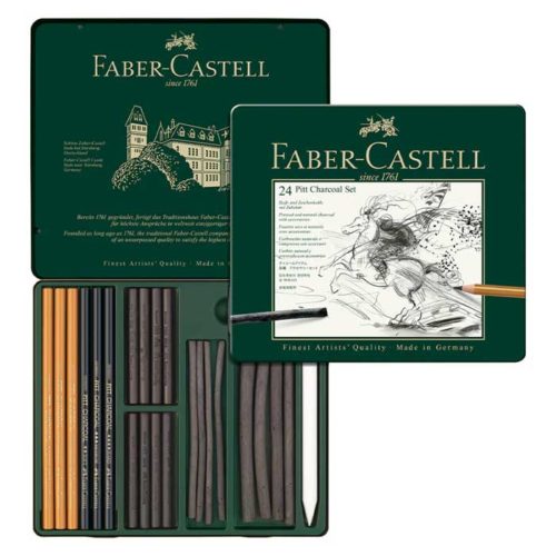 Pitt® Charcoal Set - Tin of 24 - #112978