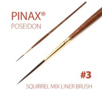 822-4 Pinax Poseidon® Squirrel Mix Brush - Liner #3