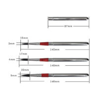 SEAMI ART Travel Watercolor Brushes Set of 3.