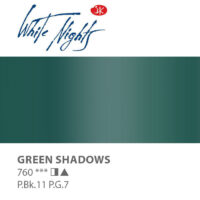 NEVA PALETTE® White Nights Extra-Fine Artist Watercolours - 2.5ml Full Pan - Green Shadows - S2 - 760