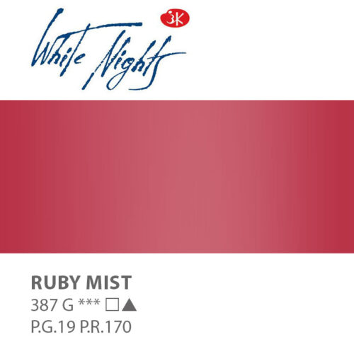 NEVA PALETTE® White Nights Extra-Fine Artist Watercolours - 2.5ml Full Pan - Ruby Mist - S2