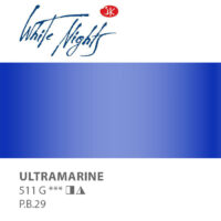NEVA PALETTE® White Nights Extra-Fine Artist Watercolours - 2.5ml Full Pan - Ultramarine - S1 - 511