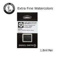 DANIEL SMITH Extra Fine Watrecolors, 1.8ml Half Pan - Lunar Black - Series 1