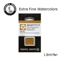 DANIEL SMITH Extra Fine Watrecolors, 1.8ml Half Pan - Yellow Ochre - Series 1