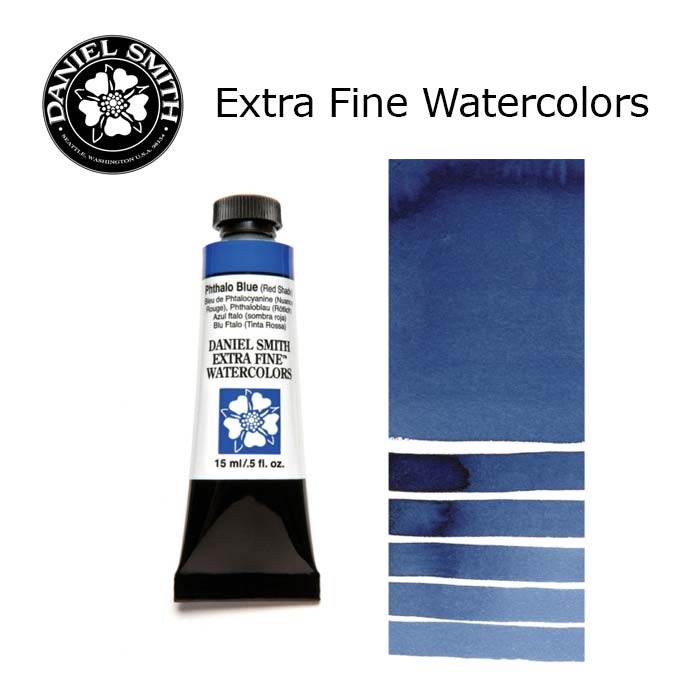 DANIEL SMITH Extra Fine Watrecolors, 15ml Tube - Phthalo Blue Red Shade