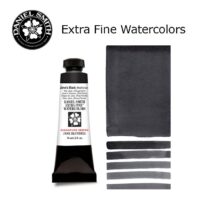 DANIEL SMITH Extra Fine Watrecolors, 15ml Tube - Jane’s Black (Red/Green)