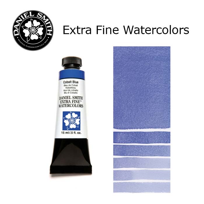 DANIEL SMITH Extra Fine Watrecolors, 15ml Tube - Cobalt Blue